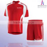 Red Soccer Uniform SL-SS-07