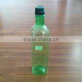 High Quality Pet Cooking Oil Bottle Size for Chicken 1000ml Square Shape Green Color