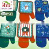 100% Cotton Machine Washable Heat Resistant Everyday Kitchen Basic Microwave Oven Mitt thumbnail-6