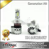 LED Headlight H4 Dual Beam Kit Car Auto Motorcycle Offroad 4x6 5x7 Headlight Bulb Kit for Harley Offroad Vehicles
