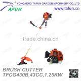 43cc 1.25kw Single Cylinder Grass Trimmer Machine (TFCG430B) thumbnail-1