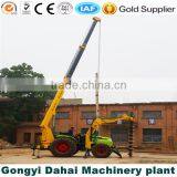 New Type Tractor Digging Machine With Crane and Drill Well Working in Kenya