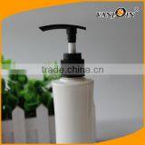 200ml Waist Shaped White Lotion Bottle With Black Pump thumbnail-5