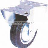 Caster Wheel With Material of PP High Quality,Fixed Plate Rubber Caster thumbnail-1