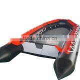 PVC Material Hull Durable Inflatable Fishing Boat for Sale! thumbnail-2