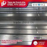 ASTM A53 GR A B ERW Roofing Astm A500 Hot Galvanized Square Tubes for Buliding Material