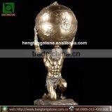 Large Outdoor Bronze Male With Ball Sculpture thumbnail-1