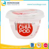 170g High Quality Plastic Yogurt Cup Packaging,PP Yogurt Cup Suppliers,Yogurt Cups with IML Logo.