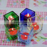 Wholesale Square Glass Candle Holder, Glass Candlestick