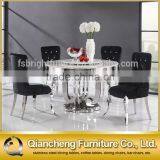 Wedding Events Golden Stainless Steel Bar Table thumbnail-3