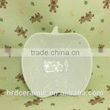 Stocked Apple Shape Porcelain Food Dish/soap Dish/salad Bowl thumbnail-2