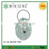 Creative Ceramic Hollow Lantern Candle Holder thumbnail-1