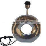Metal Table Lamp With Electric Wiring Made in Cast Aluminium and Mirror Polish thumbnail-1
