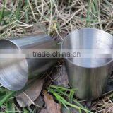 1oz Stainless Steel Shot Glass With Laser Logo, Stainless Steel Mini Wine Cups With Custom Logo,cheap 30ml Shot Metal Glass thumbnail-1