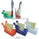New Design Sports Man Shape Plastic Memo Note Holder With Pen Holder thumbnail-1