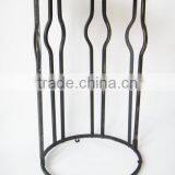 RH-4735 Gramercy Metal Sofa Side Table Wood Top Round Table thumbnail-3