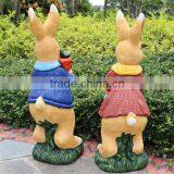 Artificial Animal Garden Statue Outdoor Bunny Garden Sculptures thumbnail-6