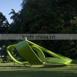 Contemporary Outdoor Sculpture Polished Mirror Polished Stainless Steel Sculpture thumbnail-3