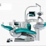 Dental unit with top mounted instrument tray