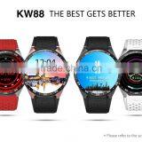 Android System Wifi Watch 3G Bluetooth Smart Watch Waterproof GPS KW88 Heart Rate Monitor Watch for All Mobile thumbnail-1