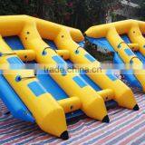 Factory Lower Price Inflatable Banana Boat for 6-8persons Water Game thumbnail-5