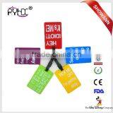 Creative Cartoon Waterproof Silicone Luggage Tags, Label Boarding Luggage Tags thumbnail-1