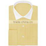 Non-Iron Herringbone Solid French Cuff Shirt