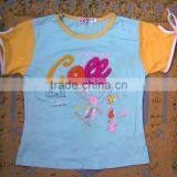 2011 fashionable girls cotton t shirt