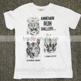 2017 New Product Summer Fashion Children Printing Clothes White T-shirt thumbnail-1