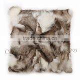 CX-D-101A China OEM Company Cheap Genuine Fox Fur Wholesale Cushion Covers thumbnail-1