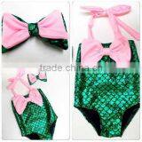 Kids Girls Summer Mermaid Swimwear Bikini Set Swimsuit Swimming Fancy Costume Mermaid thumbnail-5