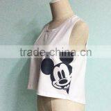 2017 Women T Shirt Cotton OEM Service Short Sleeve With Pattern O Neck Bulk T Shirt thumbnail-2