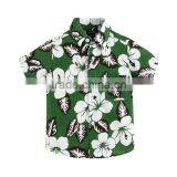 2017 Boys Summer Clothes New Arrival Fashion Aloha Shirt Hawaiian Shirt Floral Shirt for Boy thumbnail-3