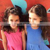 Latest Children Frocks Designs Sleeveless Girl Dresses for 7 Year Old thumbnail-5