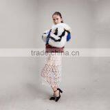 Myfur Wholesale Short Style Colorful Fox Fur Coat for Fashion Girls thumbnail-2