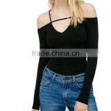 2017 OEM Cool Next-to-skin Fit Stretchy Layering Black Fitted Blouse thumbnail-6