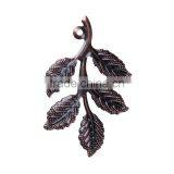 Iron Based Alloy Pendants Leaf Cluster Branch Antique Copper thumbnail-1