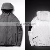 China Manufacturer Grey Retro Reflex Safety Fabric for Jacket thumbnail-4