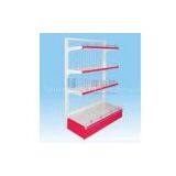 OEM 4 Tier Single-Side Chrome Wall Supermarket Shelf thumbnail-1