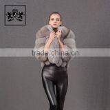 Good Soft Colorful Vest Sleeveless Fox Fur Coat Winter Woman Clothes thumbnail-2