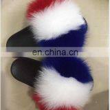 Fashionable Soft And Comfy Fluffy Furry Fur Slide Sandal for Children Kids thumbnail-1