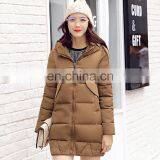 Europe 2017 Winter New Slim Down Cotton Women Korean Version of the Long Hooded Thickening of Cotton thumbnail-4