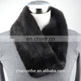 Fashion Double Full Fur Mink Fur Scarf Genuine Mink Fur Neckerchief for Women thumbnail-5