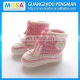 2014 New Crochet Pink White Sport Boots for Baby Girl Ankle Boots Lace Up Shoes thumbnail-1