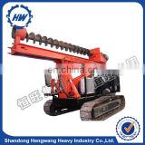 CE certification Hot sell Construction hydraulic auger drilling rig / pile driving machine / screw pile driver
