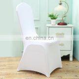 White Stretch Elastic Universal Wedding Hotel Chair Covers for Weddings Party Banquet thumbnail-1