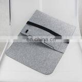 Eco Friendly Multi Pockets Envelope Fabric Laptop Sleeve Felt Notebook Bag thumbnail-2