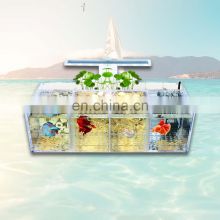 3D Acrylic Rectangle LED Light Filter Fish Breeder Lolation Box Fish Tank Aquarium