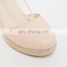 Ladies and Women Lace up Wedges High Heel Sandals Shoes thumbnail-4