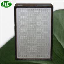 China Wholesale Glass Fiber Panel Filter Mini Pleated Clean Room Hepa Filter H14 thumbnail-2